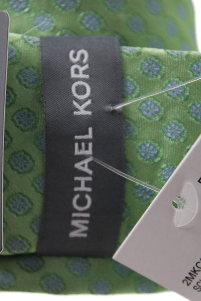 Calvin Klein Mens Monochrome Geometric Print Tie Dark Blue