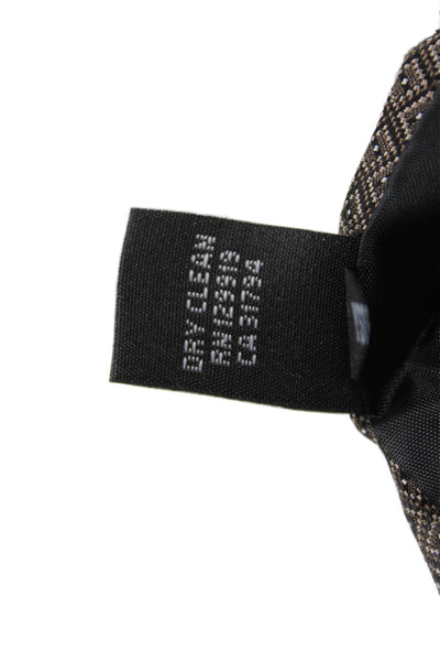 Calvin Klein Mens Geometric Print Tie Gray