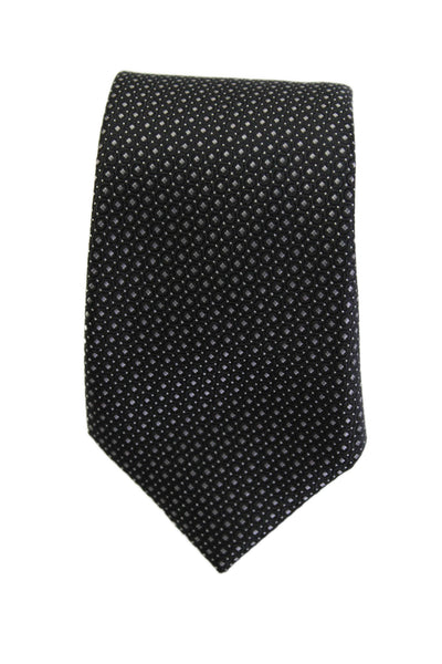 Michael Kors Mens Silk Spotted Print Tie Black