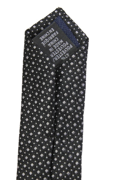 Michael Kors Mens Silk Spotted Print Tie Black