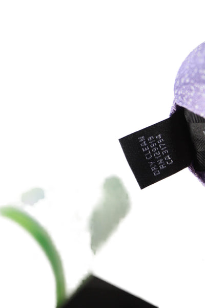 Calvin Klein Mens Floral Print Tie Light Purple