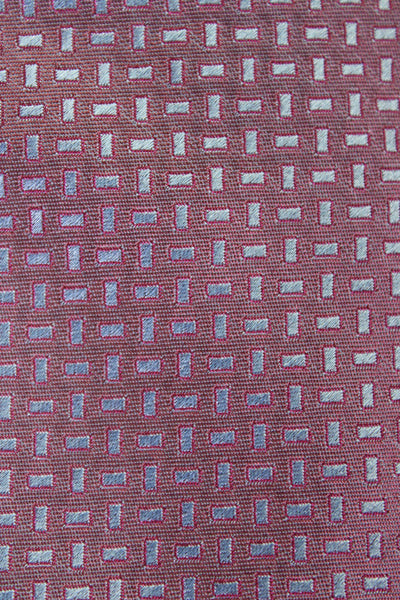 Michael Kors Mens Geometric Print Iridescent Tie Purple