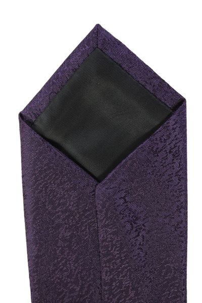 Calvin Klein Mens Classic Length Tie Dark Purple