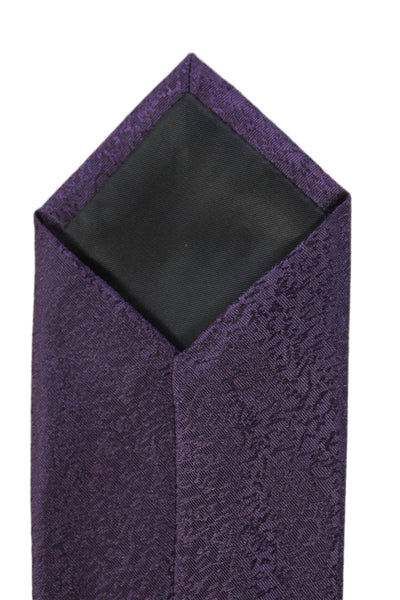 Calvin Klein Mens Flecked Classic Length Tie Dark Purple