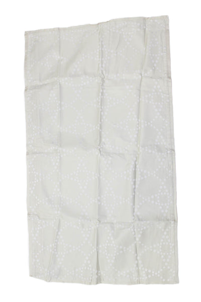 Hudson Park Unisex Adult  Mosaic Polka Dot Print King Pillowsham Beige
