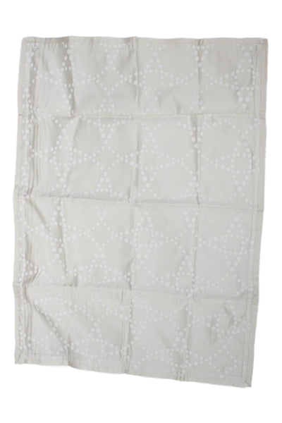 Hudson Park Unisex Adult  Mosaic Polka Dot Print Standard Pillowsham Beige