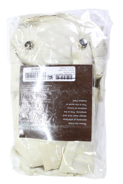 Hudson Park Unisex Adult  Mosaic Polka Dot Print Standard Pillowsham Beige