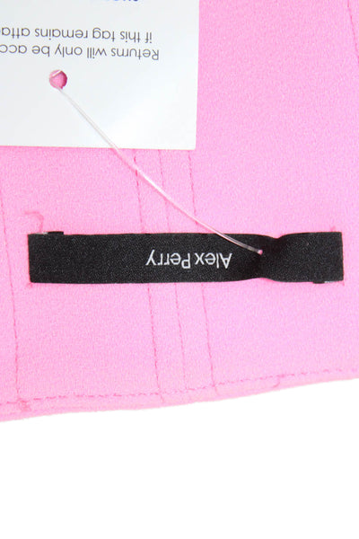 Alex Perry Womens Bodycon Pencil Dress Pink Sleeveless Polyester Size XS