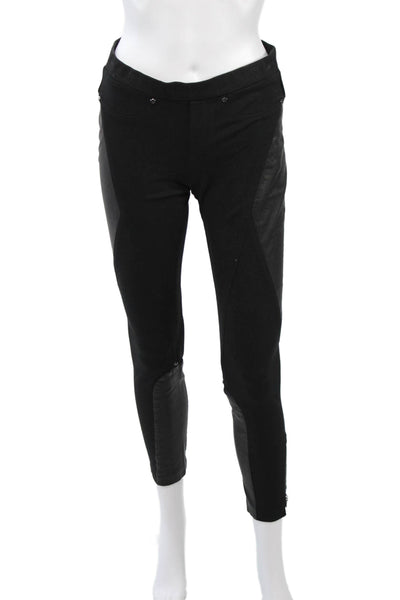 Haute Hippie Womens Ankle Jegging Biker Black Size S