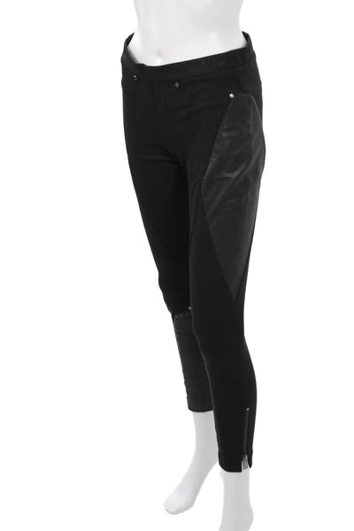Haute Hippie Womens Ankle Jegging Biker Black Size S