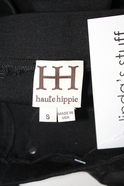 Haute Hippie Womens Ankle Jegging Biker Black Size S
