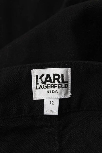 Karl Lagerfeld Kids Childrens Girls Skinny Leg Jeans Black Size 12