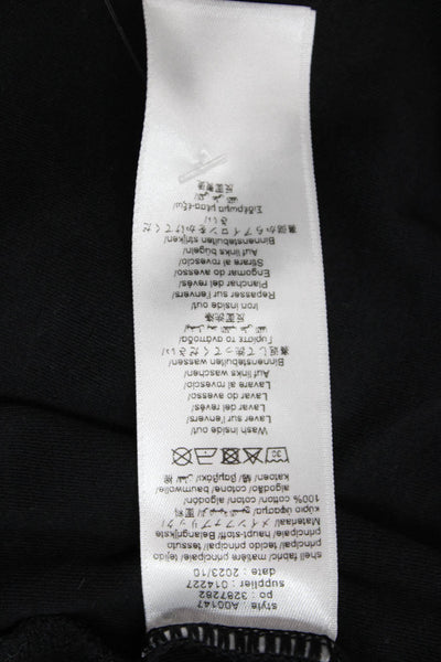 Sonia Rykiel Childrens Girls Short Sleeves Shirt Dress Black Size 12