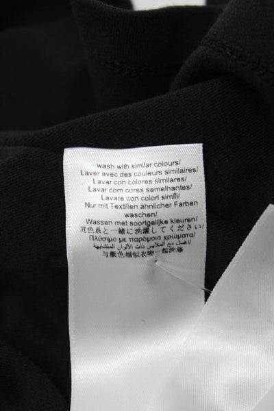 Sonia Rykiel Childrens Girls Short Sleeves Shirt Dress Black Size 12