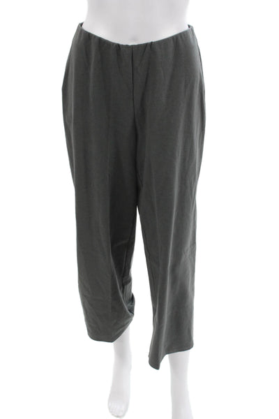 Eileen Fisher Women Cropped Dark Gray Pants Size XS