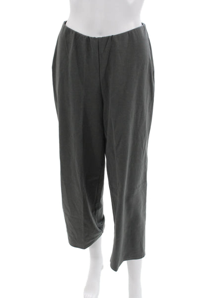 Eileen Fisher Women Cropped Dark Gray Pants Size XS