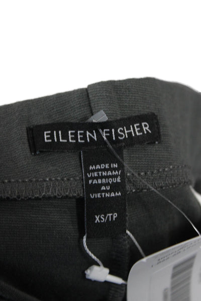Eileen Fisher Women Cropped Dark Gray Pants Size XS