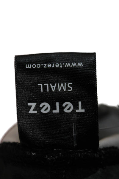 Terez Womens Ankle Jeggings Dark Gray Leopard Poly Spandex Size S