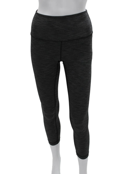 Lululemon Women Cropped Ankle Dark Gray Leggings Size 6