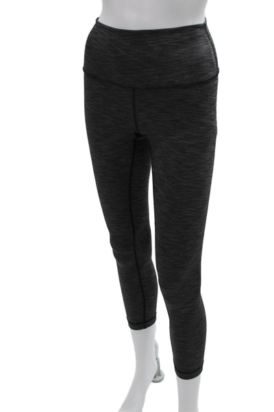Lululemon Women Cropped Ankle Dark Gray Leggings Size 6