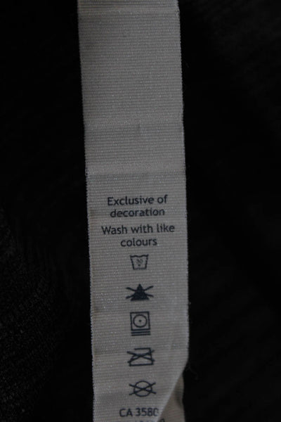 Lululemon Women Cropped Ankle Dark Gray Leggings Size 6