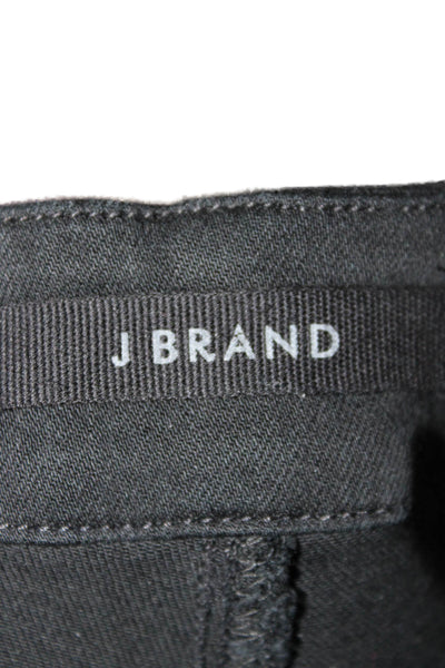 J Brand Womens Black High Waist Jeggings Button Fly Size 27