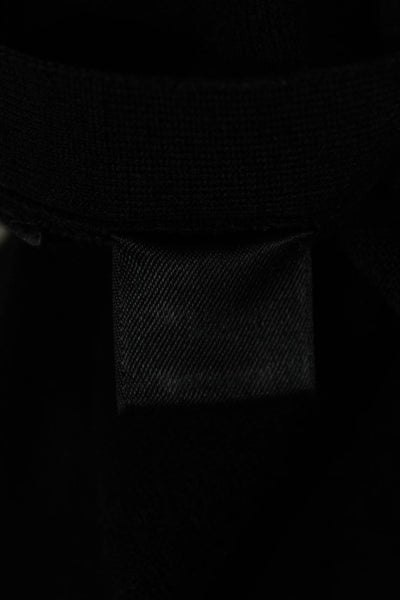 Neiman Marcus Unisex Black V-Neck Long Sleeve Cardigan Size M