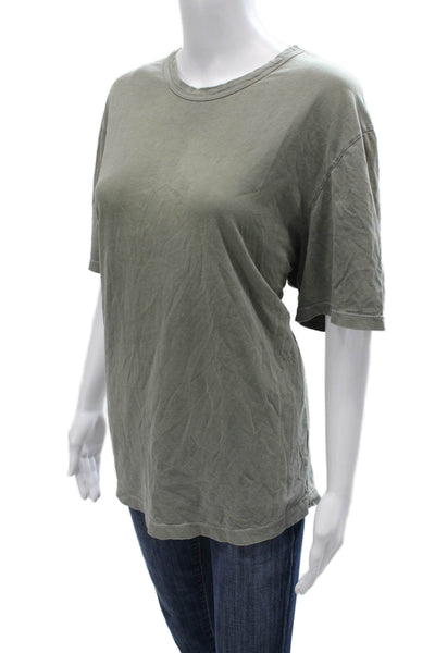 Buck Mason Unisex Basic Green Supima Short Sleeve T-Shirt Size XL