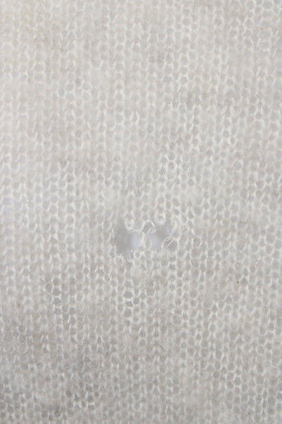 Steven Alan Unisex Beige Cashmere Silk Crewneck Pullover Sweater Size M