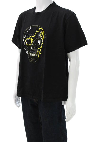 The Kooples Mens Skull Graphic Crew Neck Cotton T-Shirt Short Sleeve Size XL