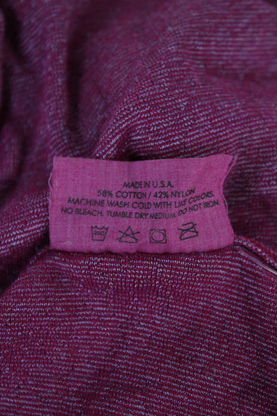 Michael Stars Womens Tunic Maternity Long Sleeve Pink Size M
