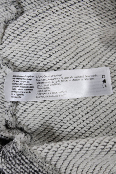 Eileen Fisher Unisex Pullover Sweater Gray Organic Cotton Size L