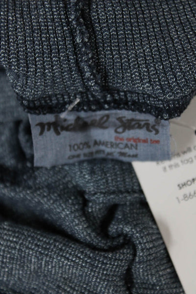 Michael Stars Unisex Dark Gray Pullover Sweater Long Sleeve Size One Size