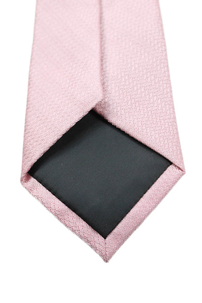 Calvin Klein Mens Satin Classic Length Tie Light Pink