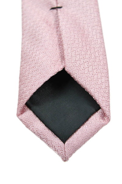 Calvin Klein Mens Satin Classic Length Tie Light Pink