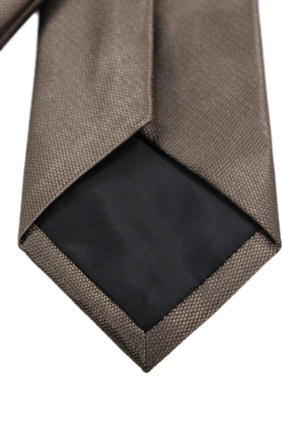 Calvin Klein Mens Satin Classic Length Tie Gray