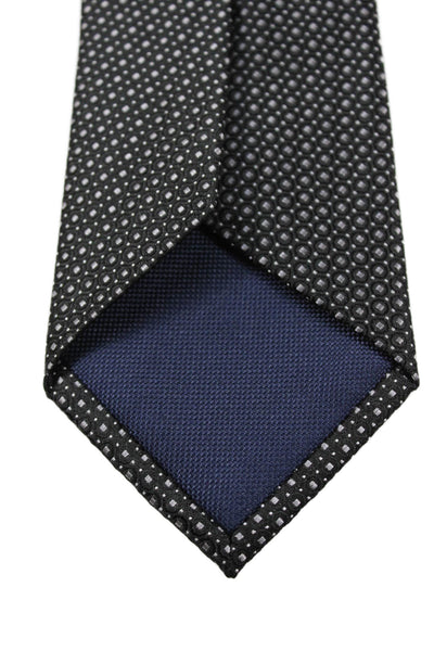 Michael Kors Mens Silk Spotted Geometric Print Tie Black