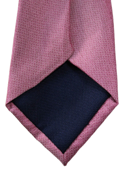 Michael Kors Silk Micro Geometric Print Tie Pink
