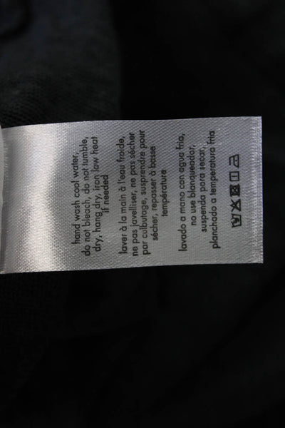ONIA Mens Polo Collared Short Sleeve Dark Gray 100% Linen Size XL