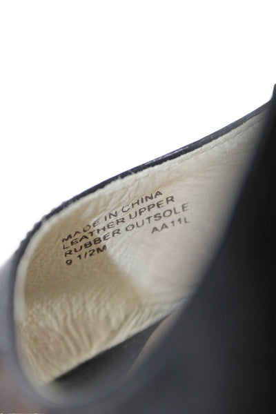 Michael Michael Kors Womens Platform Patent Leather Slingback Pumps Black 9.5