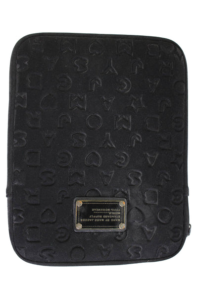 Marc By Marc Jacobs Black Logo Front Neoprene IPad Tablet Carry Case 11"x8"