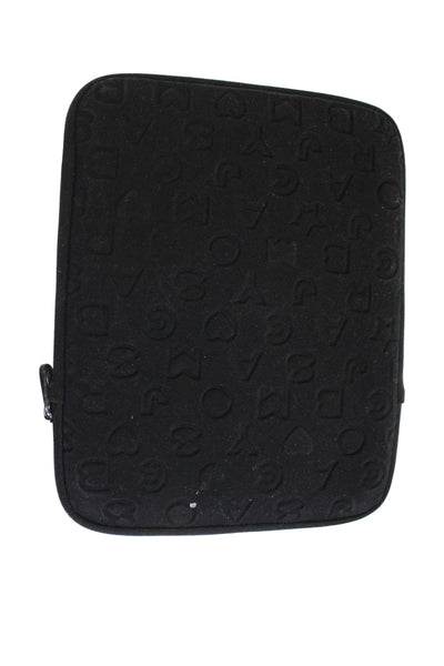 Marc By Marc Jacobs Black Logo Front Neoprene IPad Tablet Carry Case 11"x8"