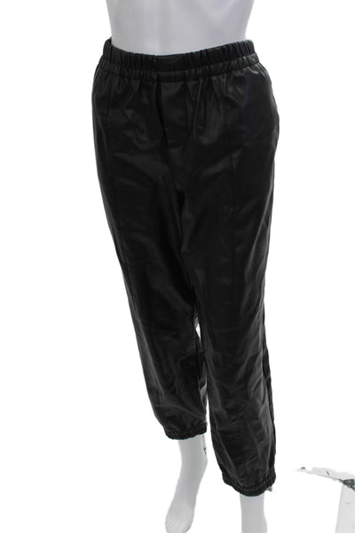 Zara Unisex Black Jogger Pants Polyester Windbreaker 90s Size M