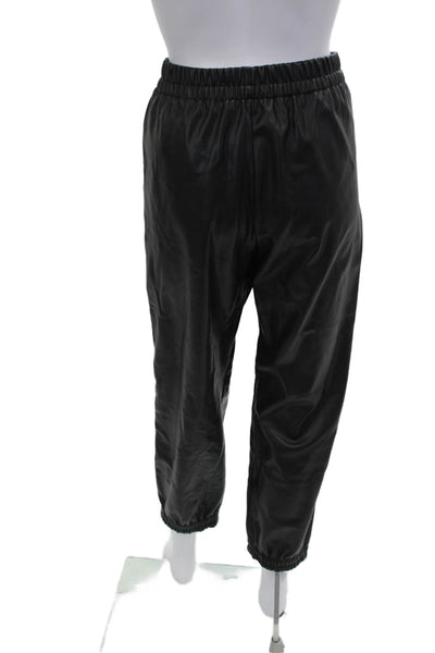 Zara Unisex Black Jogger Pants Polyester Windbreaker 90s Size M