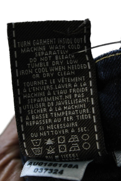 7 For All Mankind Women Bootcut Dark Blue Jeans Size 23