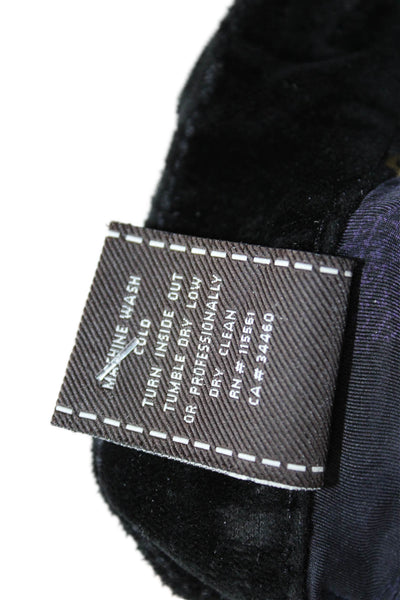 7 For All Mankind Women Black Button Pants 98% Cotton 2% Poly Size 25