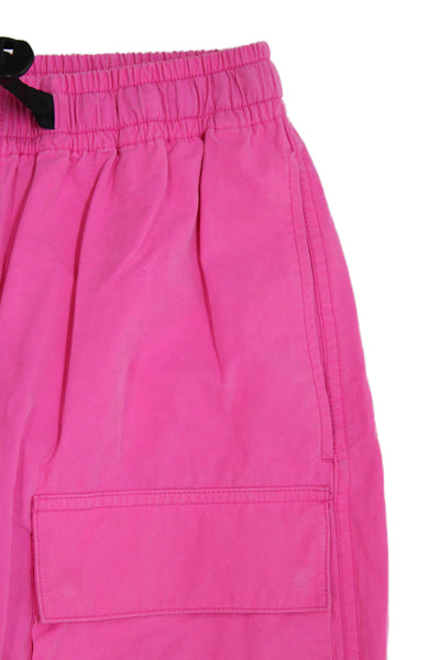 TNA Unisex Pink Cargo Jogger Pants Cotton Blend Buckle Size 2XS