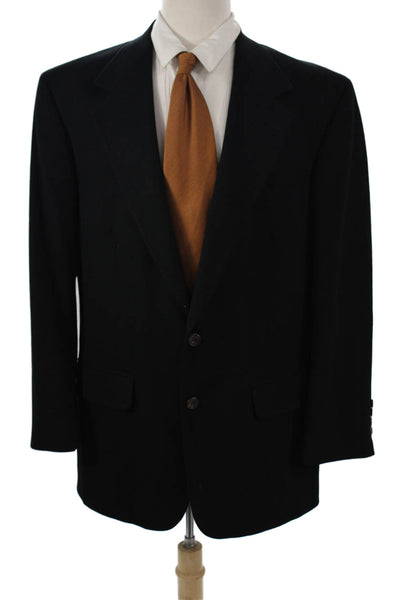 Peterborough Row Mens Black Cashmere Blazer Size 40