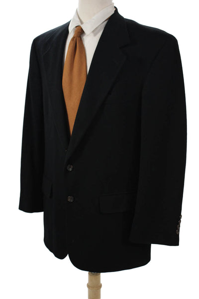 Peterborough Row Mens Black Cashmere Blazer Size 40