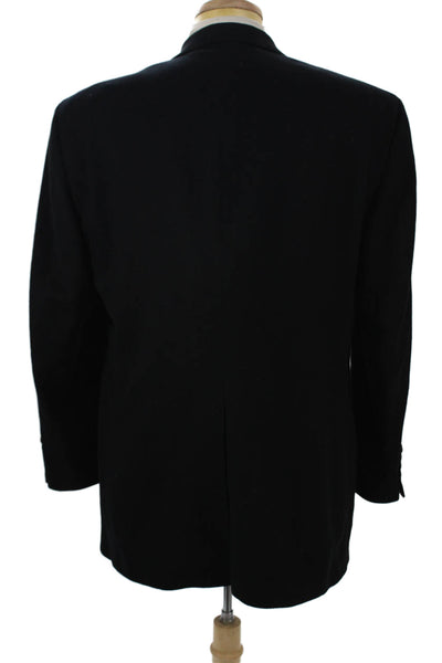 Peterborough Row Mens Black Cashmere Blazer Size 40